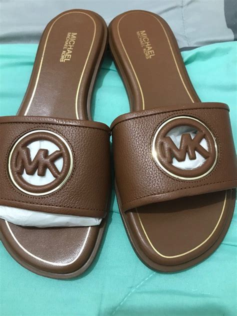 womens slippers michael kors|michael kors sliders women.